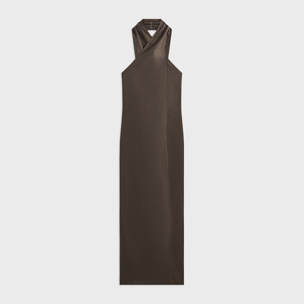 Giorgio Armani & Kith Women Silk Wrap Halter Cover Up - Kindling