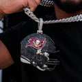 GLD Men Giant Tampa Bay Buccaneers Official NFL Helmet Pendant