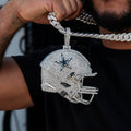 GLD Men Giant Dallas Cowboys Official NFL Helmet Pendant