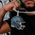 GLD Men Giant Tennessee Titans Official NFL Helmet Pendant