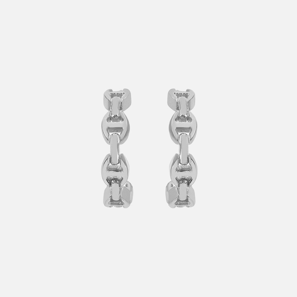 Hoorsenbuhs Crescent Earrings - Sterling Silver