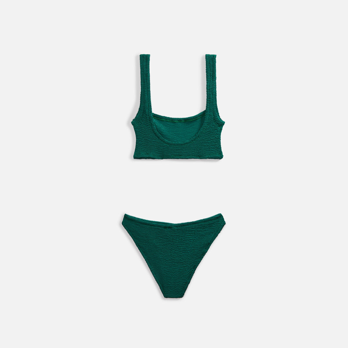 Hunza G Xandra Bikini - Metallic Forest Green