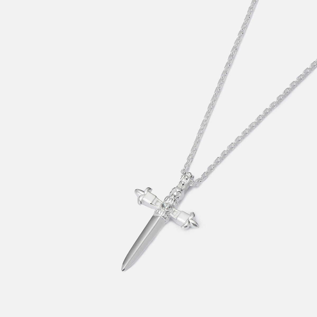 Hatton Labs Dagger Pendant Necklace - Silver