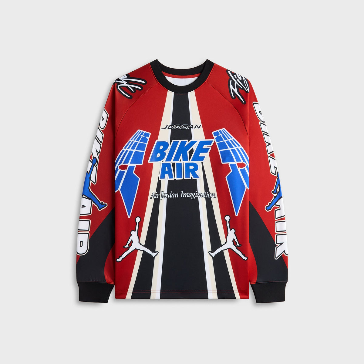Jordan x Nigel Sylvester Bike Air Jersey - Cinnabar / Black / Lyon Blue