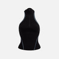 Hyein Seo Half Zip Racerback Top - Black
