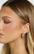 Hyde 2 Pack Drop Earrings in Gold