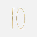 Isa Grutman Large Thin Hoops 14K Gold - Yellow Gold