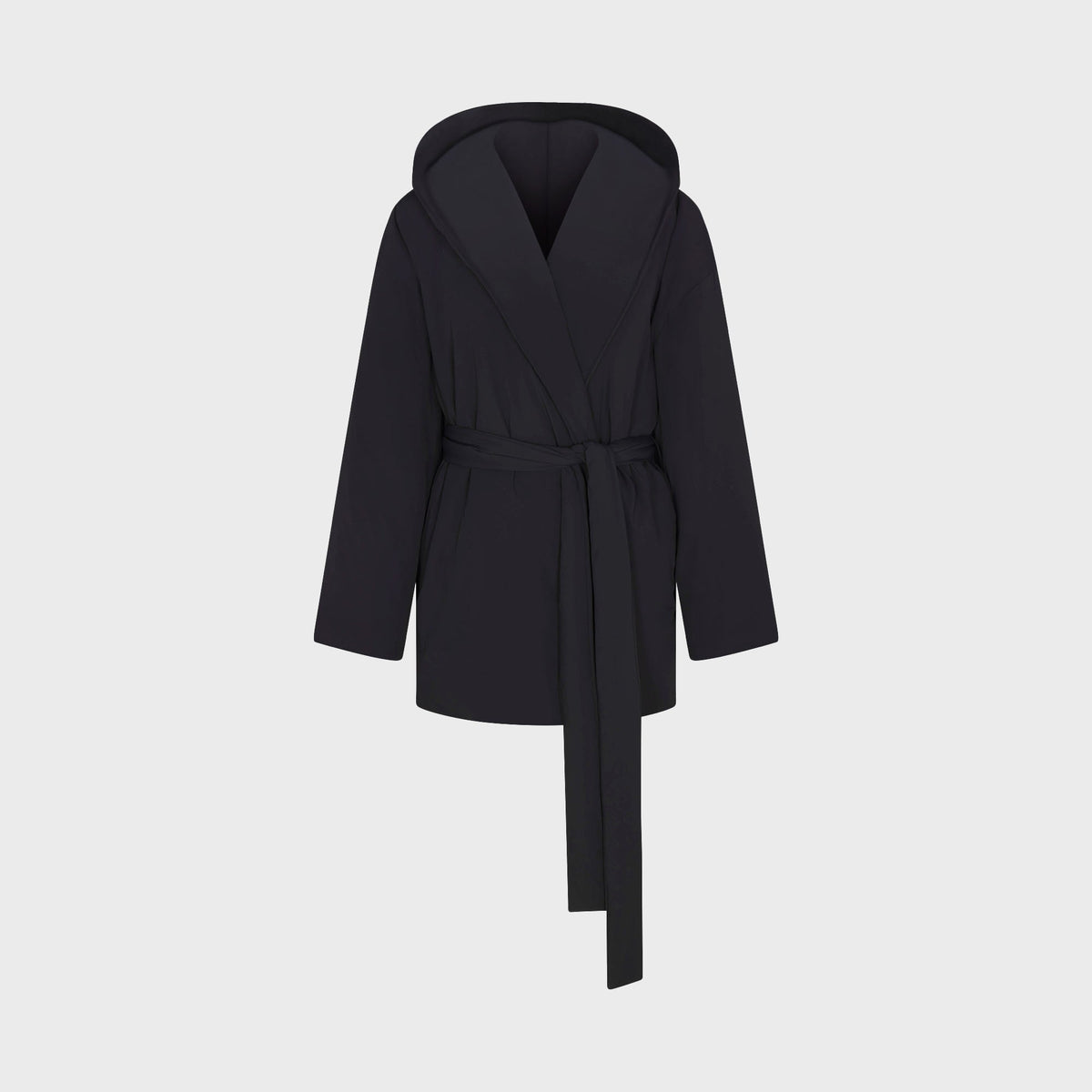 NikeSKIMS Wrap Coat - Obsidian