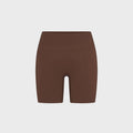 NikeSKIMS Matte High-Waisted Biker Shorts - Dark Sepia
