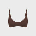 NikeSKIMS Matte Micro-Scoop Bra - Dark Sepia