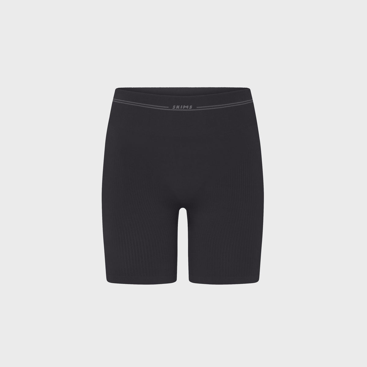 NikeSKIMS Ribbed Seamless Shorts - Obsidian / Armor