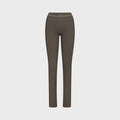 NikeSKIMS Ribbed Seamless Straight Leggings - Oak Moss / Dune