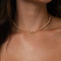GLD Women Forme Privé Crown Chain in Yellow Gold