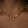 GLD Women Forme Privé Slipper Chain in Yellow Gold