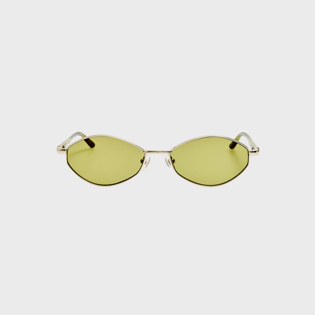 Jacquemus 160 Sunglasses - Khaki / Silver