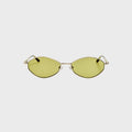 Jacquemus 160 Sunglasses - Khaki / Silver