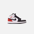 Nike Grade School Air Jordan 1 Mid SE - White / Track Red