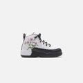 Nike Air Jordan Pre-School 12 Retro - White / Black / Vivid Green / Lavender Mist / Team Green / Gym Red