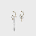 Justine Clenquet Iris Earring - Silver