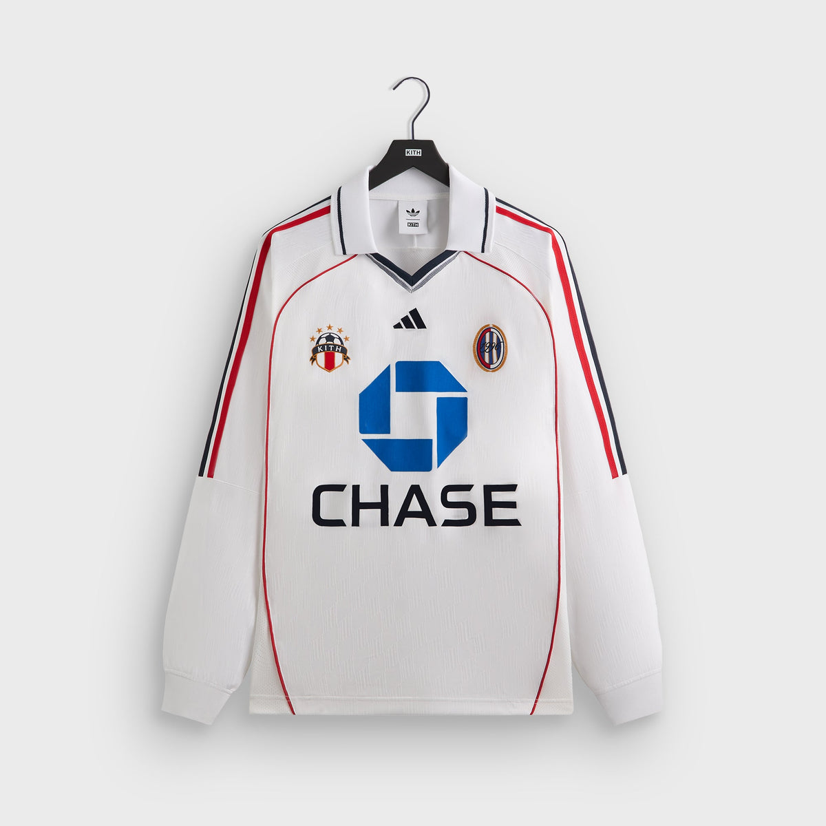 Kith for adidas Football Chase Long Sleeve Jersey - White