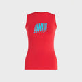 Jean Paul Gaultier Stretch Viscose Jersey Tank Top - Red