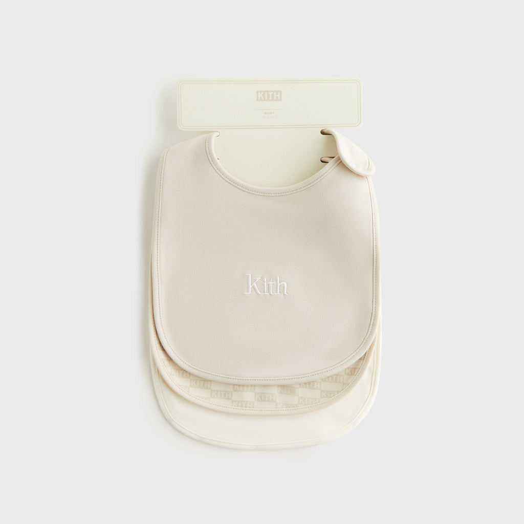 Kith Baby 3-Pack Bib Set - Silk