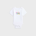 Kith Baby Abstract Tropical Classic Logo Bodysuit - White