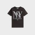 Kith Kids for Peanuts New York To The World Vintage Tee - Black