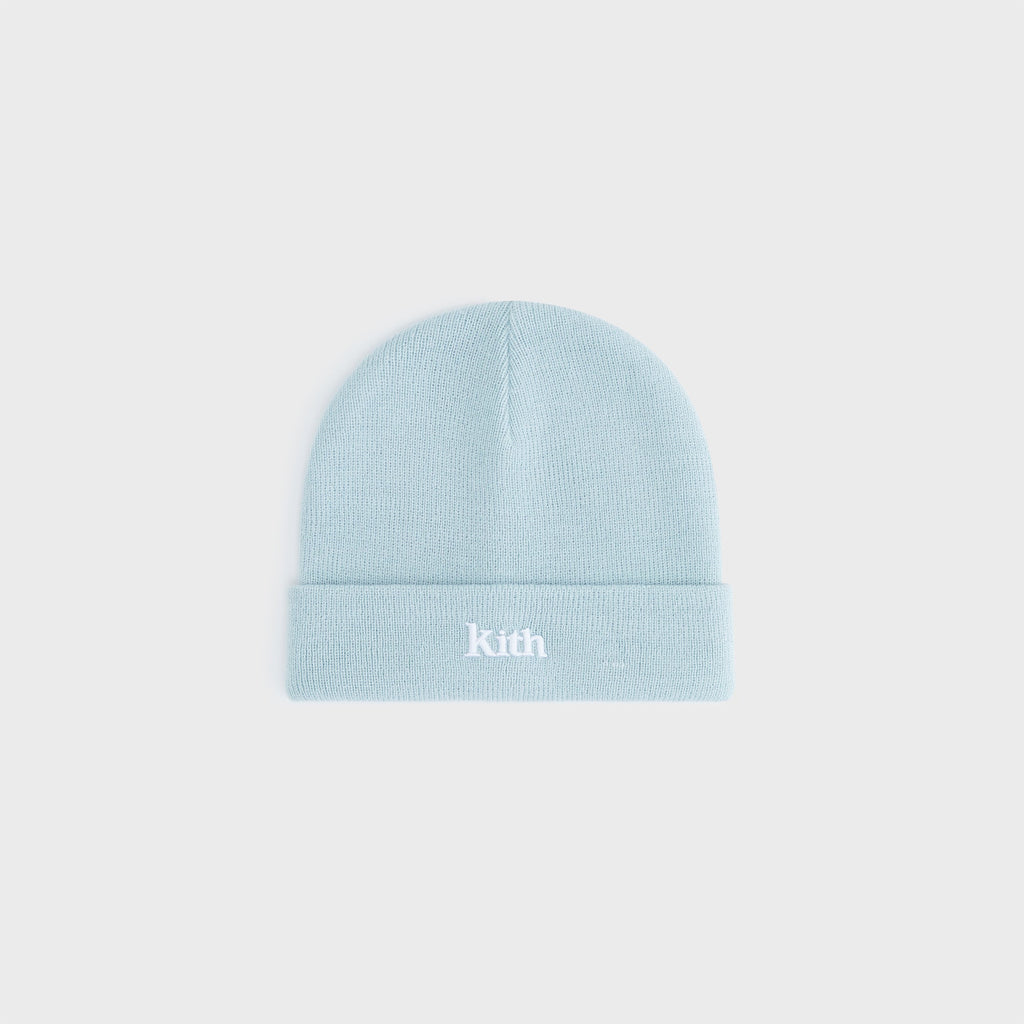 Kith Kids Classic Serif Logo Beanie - Summit