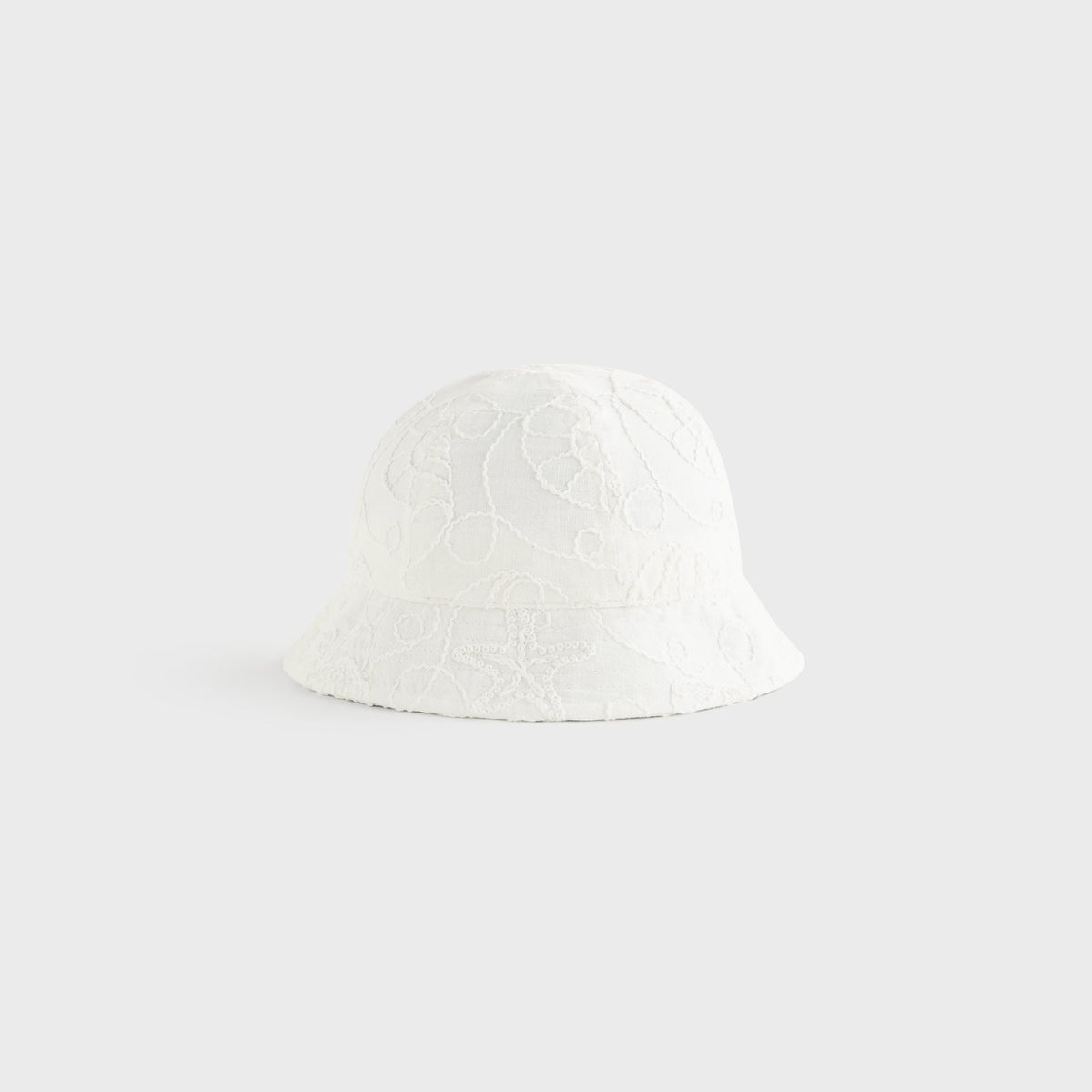 Kith Kids Canvas Rope Embroidered Lloyd Bucket Hat - Silk