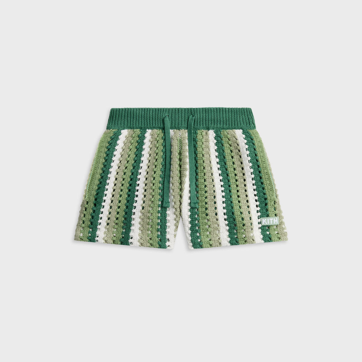 Kith Kids Open Knit Camp Short - Sage