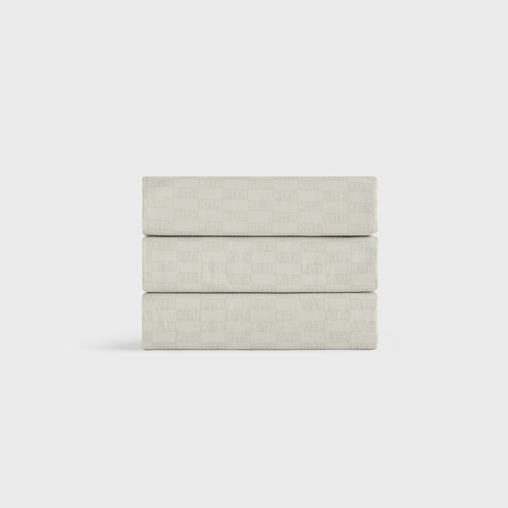 Kith Monogram Queen Size Bedding Set - Concrete