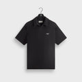 Kith Micro Waffle Drew Polo Shirt - Black