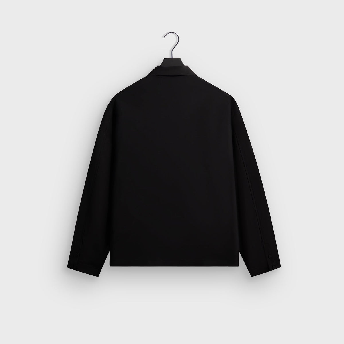 &Kin for Kith Origins Long Sleeve Davenport Tropical Wool Shirt - Black