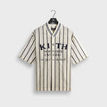 Kith Silk Linen Chenille Stripe Pacey Shirt - Sandrift