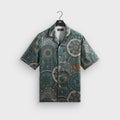 Kith Mosaic Mandala Thompson Camp Collar Shirt - Stadium