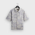 Kith Heathered Paisley Torin Shirt - Light Indigo