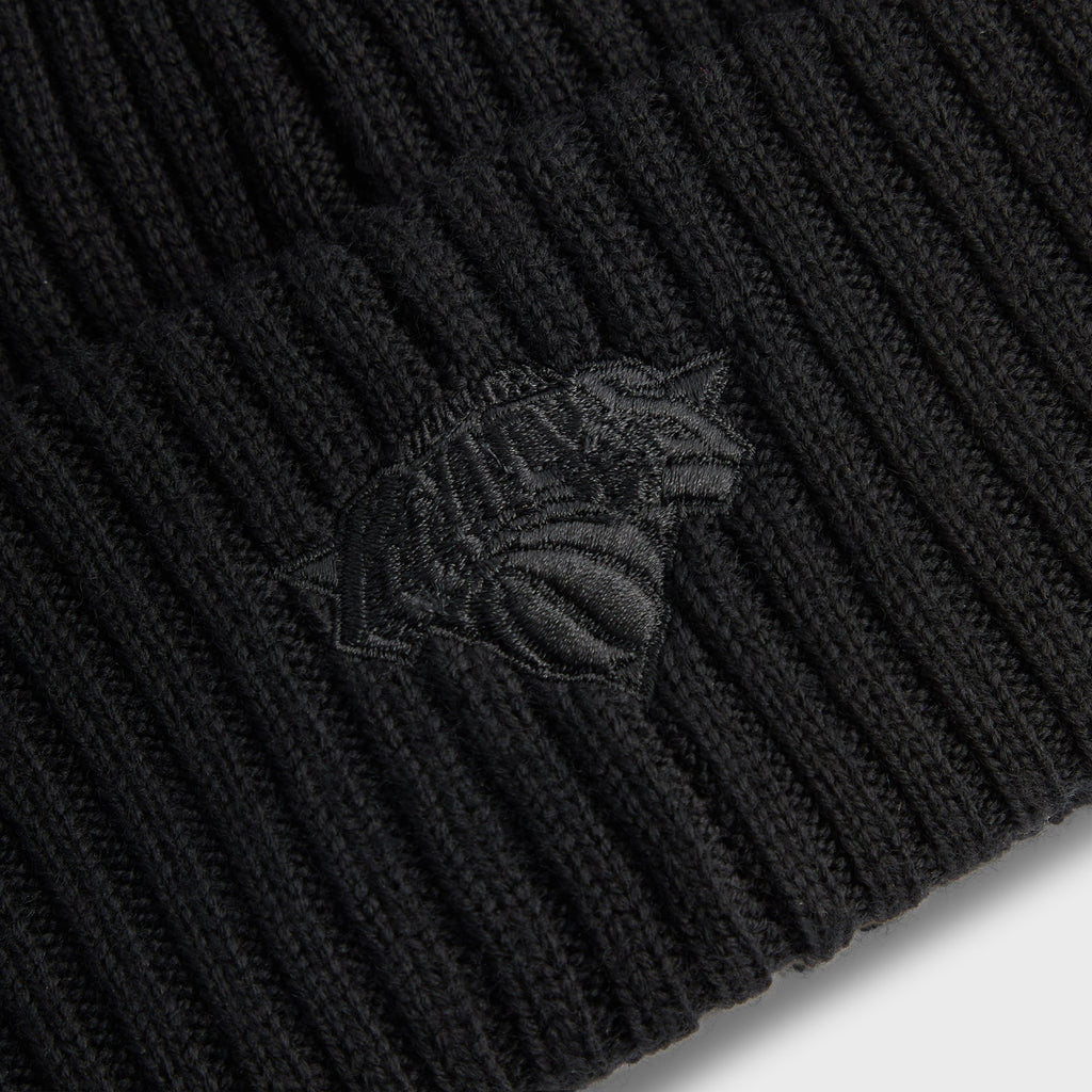 Kith for the New York Knicks Superman Logo Beanie - Black