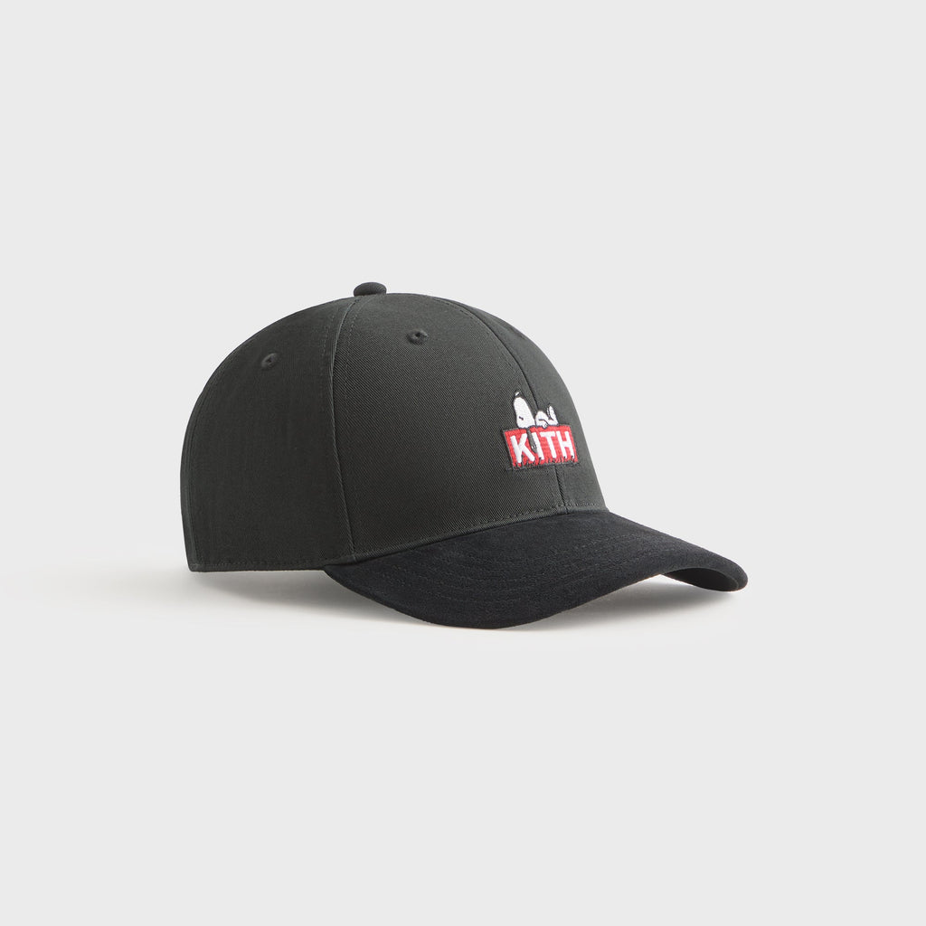 Kith for Peanuts 75 Twill Aaron Classic Cap With Suede Brim - Black