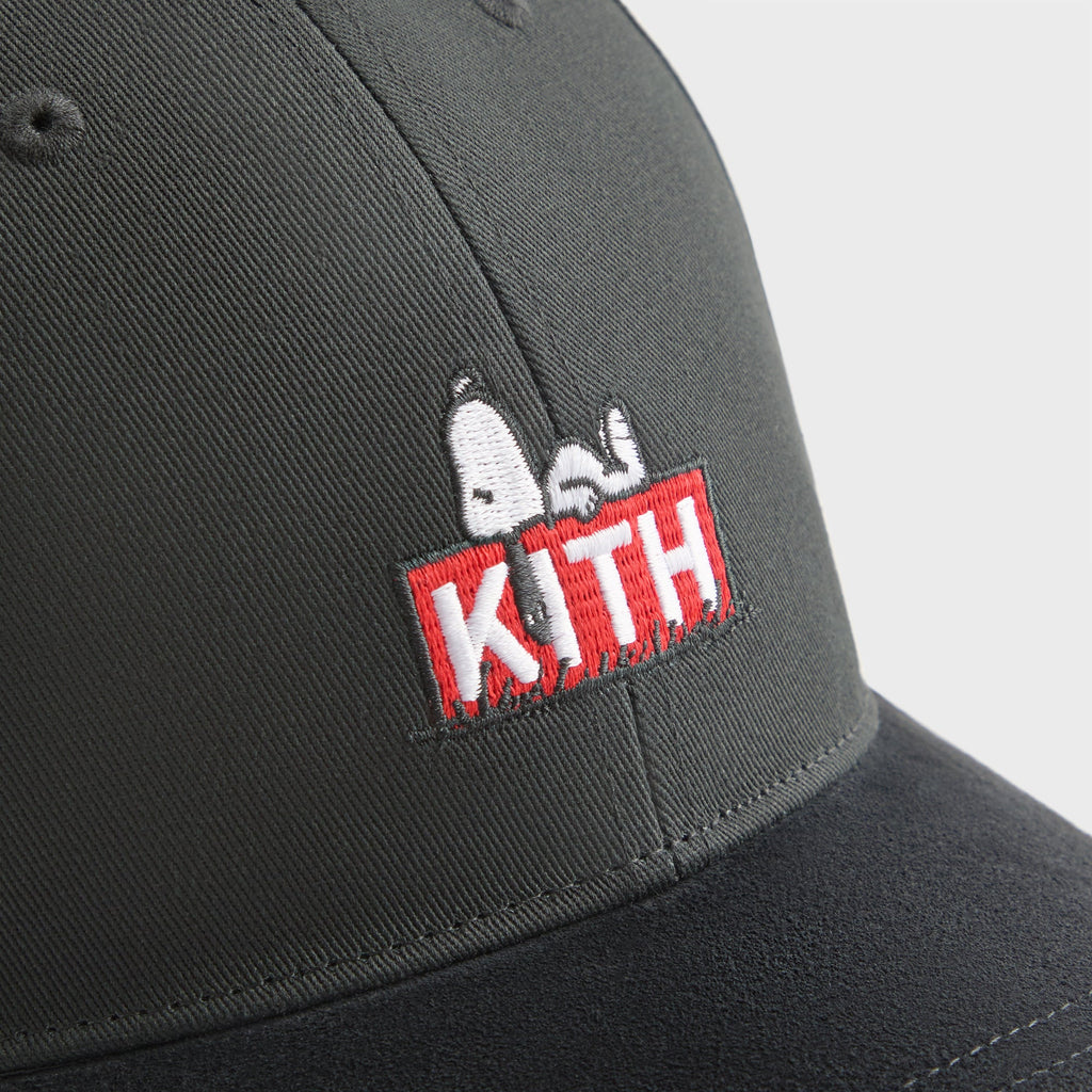 Kith for Peanuts 75 Twill Aaron Classic Cap With Suede Brim - Black