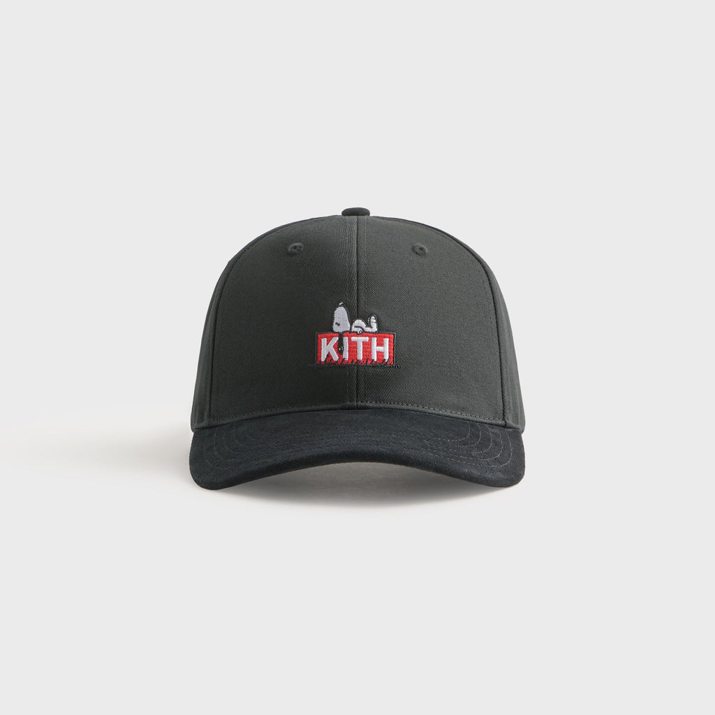 Kith for Peanuts 75 Twill Aaron Classic Cap With Suede Brim - Black