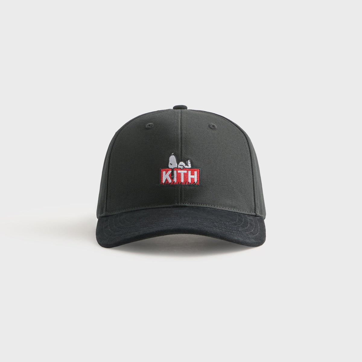 Kith for Peanuts 75 Twill Aaron Classic Cap With Suede Brim - Black