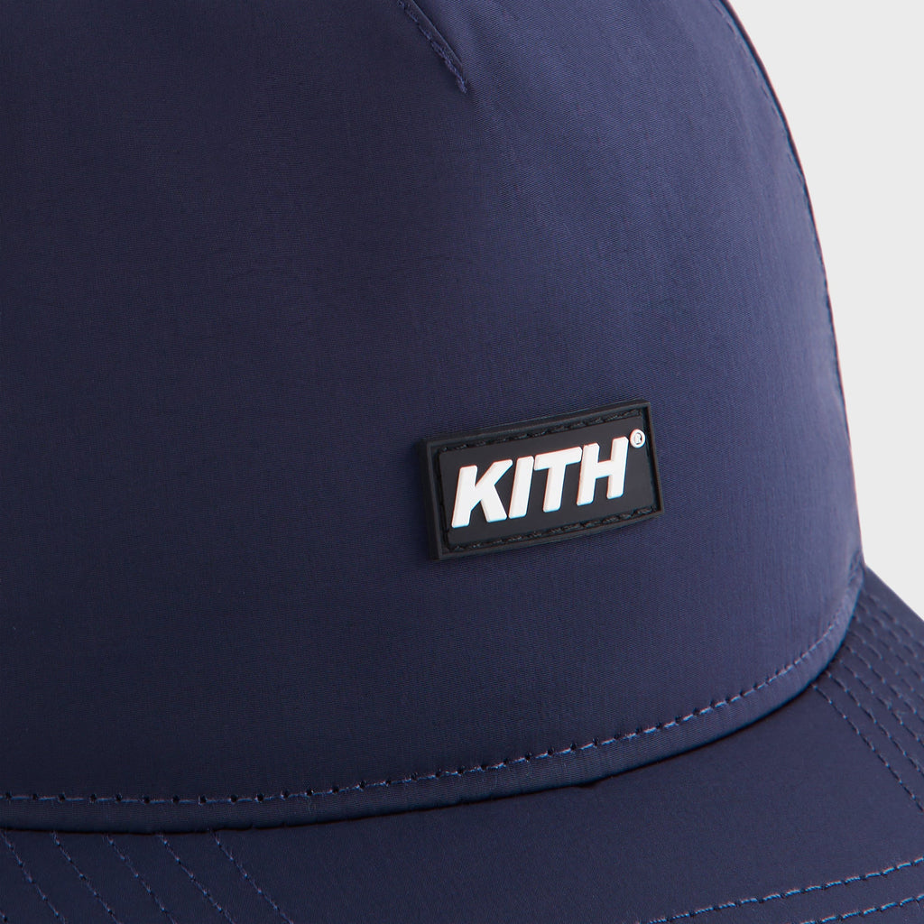 Kith Wrinkle Nylon Bay Low Pinch Crown Snapback - Nocturnal