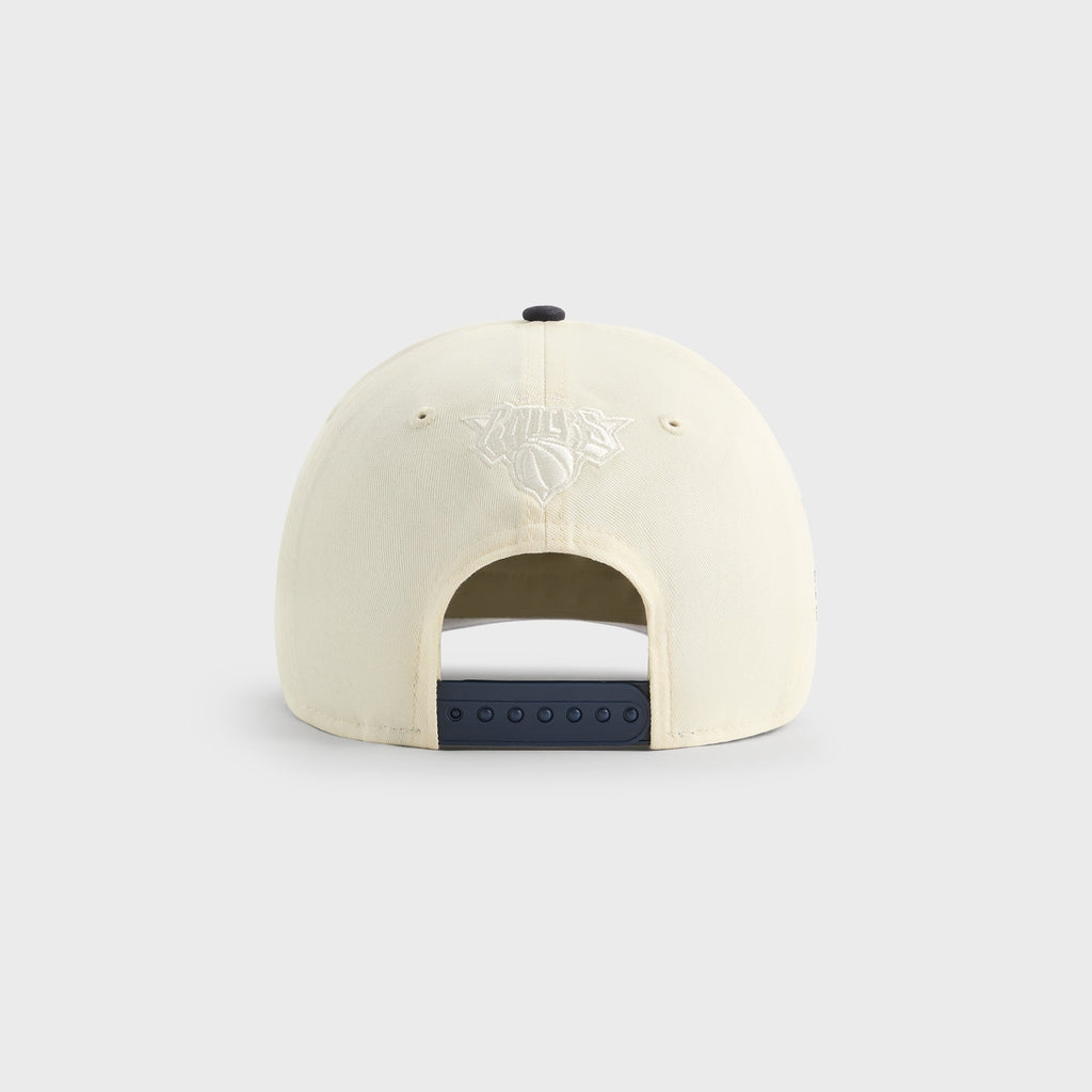 Kith & New Era for the New York Knicks Twill 9FORTY M Crown Snapback - Sandrift