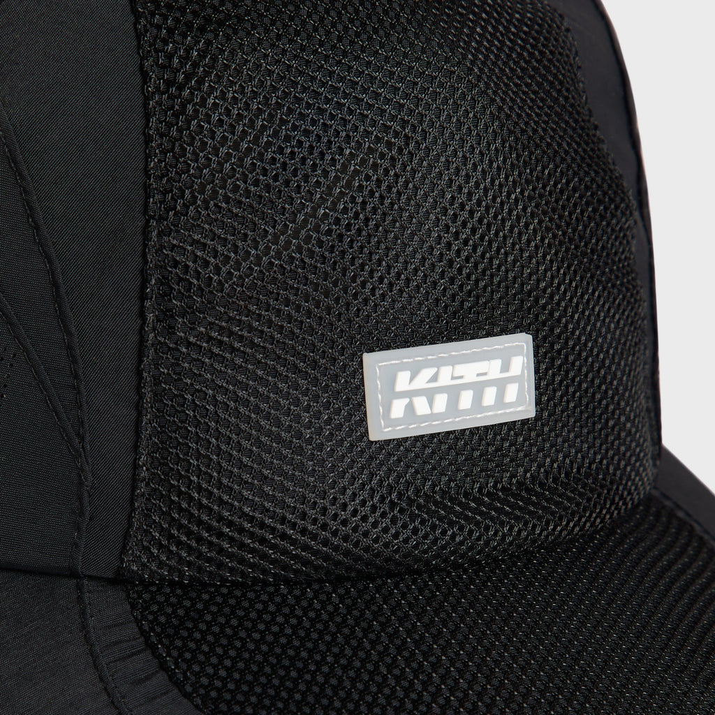 Kith Nylon Mesh Paneled Griffey Camper Hat - Black