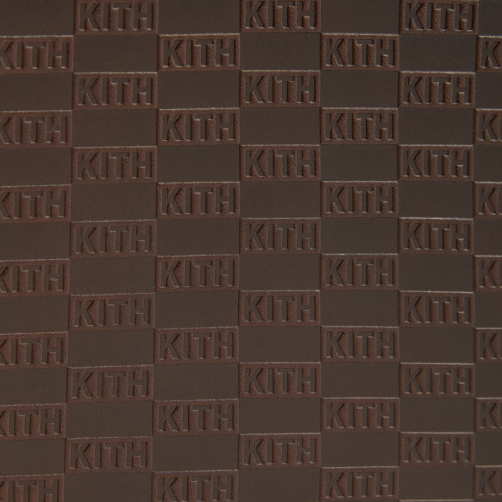 Kith Monogram Leather Dopp Kit - Incognito
