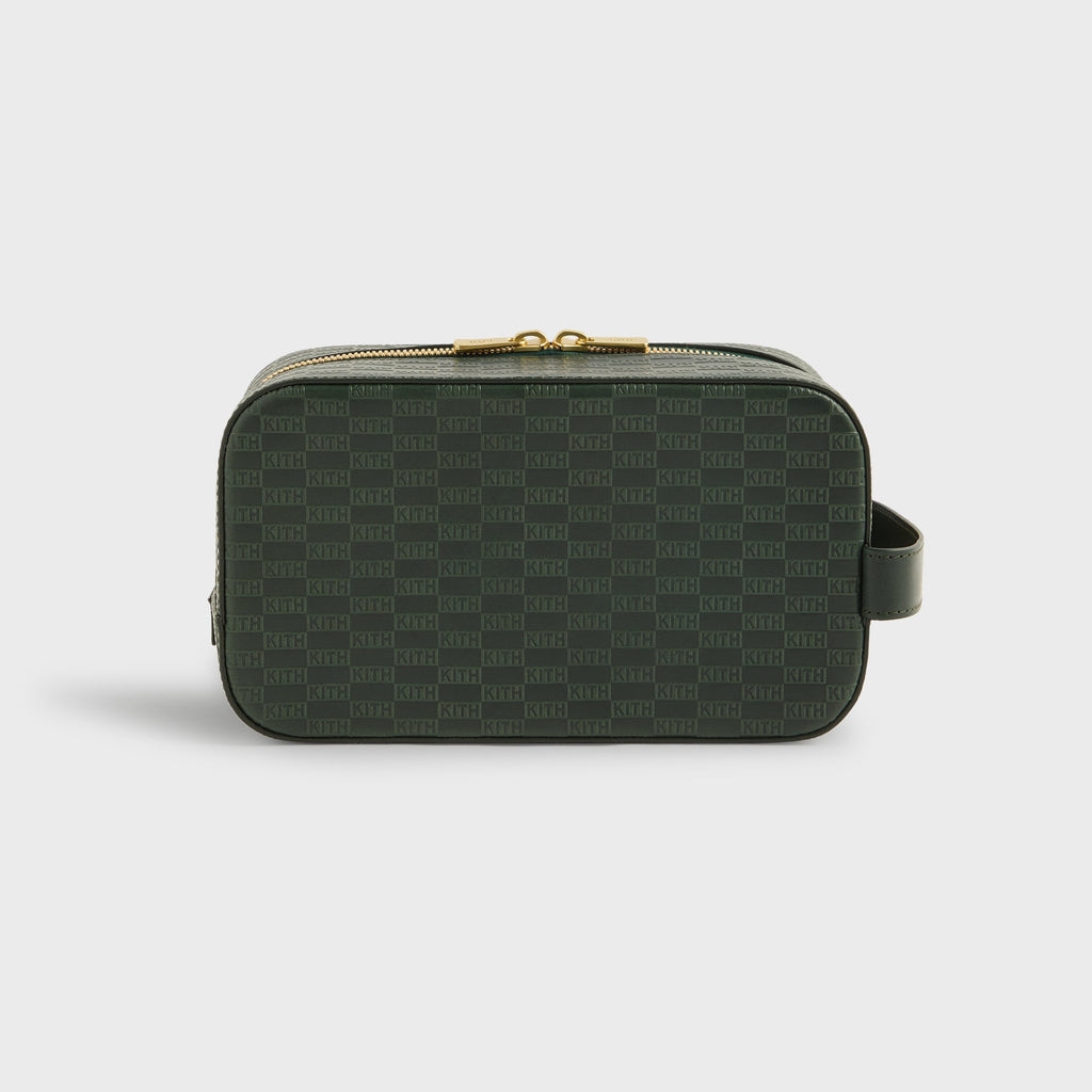 Kith Monogram Leather Dopp Kit - Equestrian