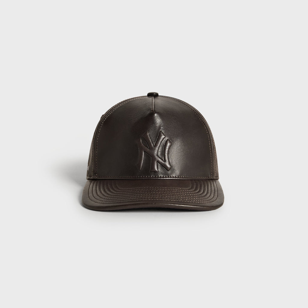 Giorgio Armani & Ronnie Fieg for '47 Soft Leather SL Hitch Cap - Cacao