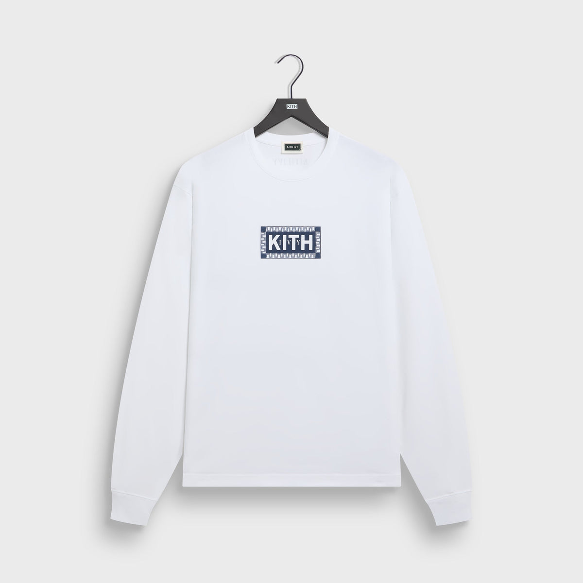 Kith Ivy Classic Logo Long Sleeve Tee - White