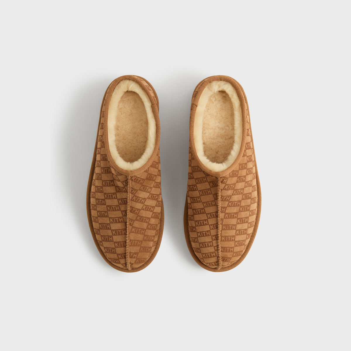 Kith Monogram Shearling Slippers - Loft